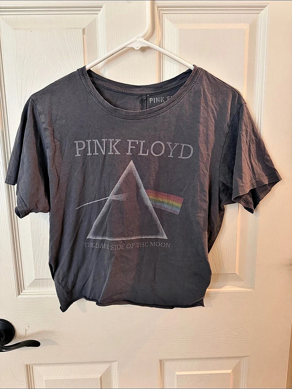 Pink Floyd Dark Side of the Moon Graphic Tee Black Gray Size Medium